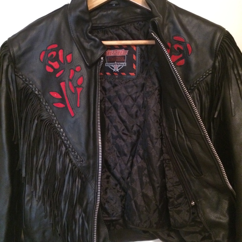 Motorcycle leather jacket - Picture 3 of 3